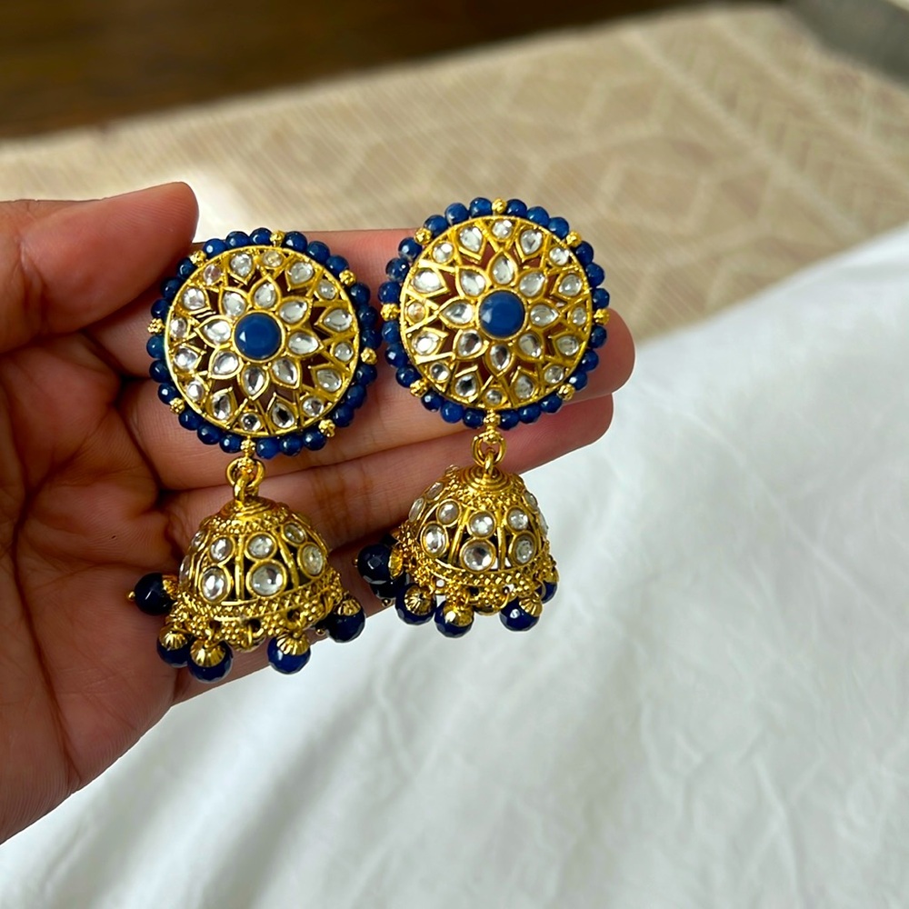 Blue Jhumkas 💙